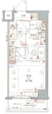 クレヴィスタ浮間舟渡の物件間取画像